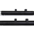 2-1/4 inch Diameter Black Straight Muffler Set for Harley-Davidson