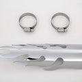 Chrome Flame Heat Shield for Harley-Davidson