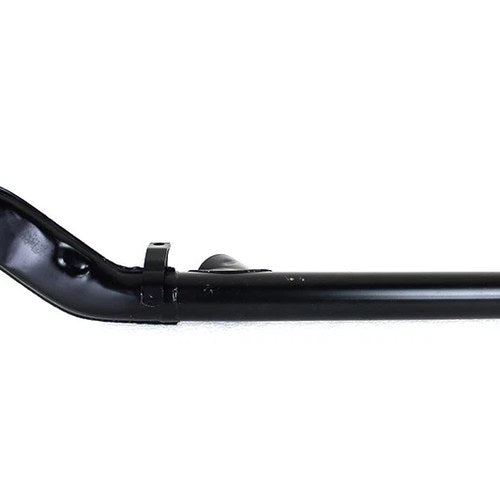 Flat Header and Y Exhaust Connector Combo Black for Harley-Davidson