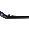 Flat Header and Y Exhaust Connector Combo Black for Harley-Davidson