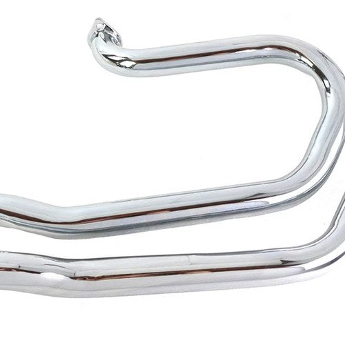 Alphabet FX-FXE Exhaust Header Set Chrome for Harley-Davidson