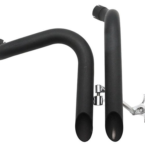 Ironhead Laf Exhaust Header Set Black for Harley-Davidson