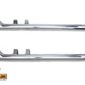 Wyatt Gatling 32 inch Scalloped Fishtail Set Chrome for Harley-Davidson