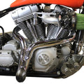 Wyatt Gatling "Y" Exhaust Pipe Header Chrome for Harley-Davidson