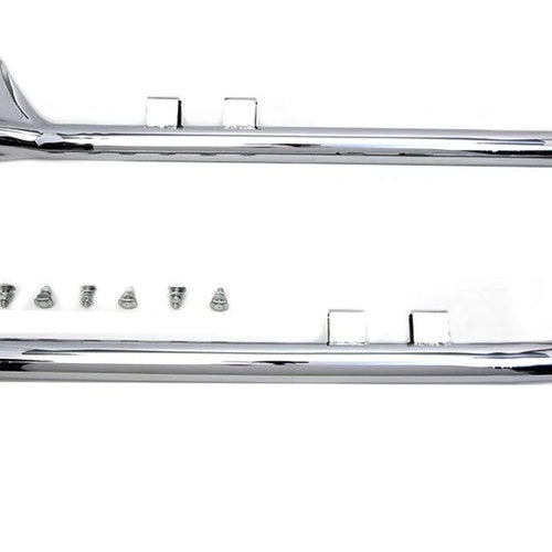 36 inch Bronx Straight Tail Set Chrome for Harley-Davidson