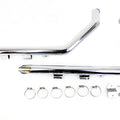 Mcm Illusion Drag Pipe Set Chrome for Harley-Davidson