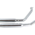 Mcm Fxe Exhaust System Chrome for Harley-Davidson