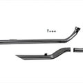 Exhaust Drag Pipe Set Flat Front Pipe for Harley-Davidson