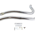 Wyatt Gatling Smooth Radius Pipe Set Chrome for Harley-Davidson