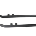 Flt Upsweep Straight Fishtail Set Black for Harley-Davidson