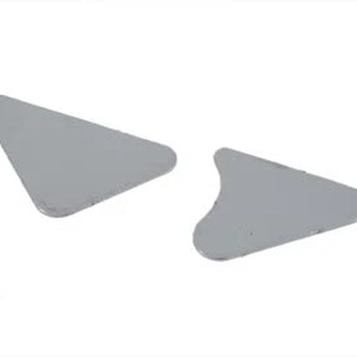 Frame Cover Insert Set Chrome for Harley-Davidson