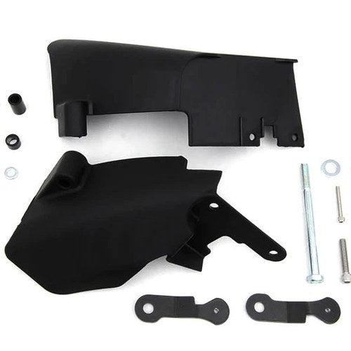 Fxd Mid Frame Air Deflector Set Black for Harley-Davidson