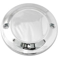 Chrome 2-Hole Smooth Ignition System Cover for Harley-Davidson