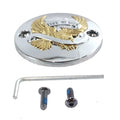 M8 Ignition System Cover Eagle Gold for Harley-Davidson