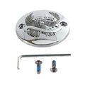 M8 Ignition System Cover Eagle Chrome for Harley-Davidson
