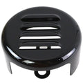 Black Louvered Horn Cover for Harley-Davidson