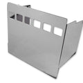Chrome Battery Side Cover with Square View Holes for Harley-Davidson