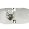 Oval Inspection Chrome Left Side for Harley-Davidson