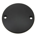 Black Smooth Domed Ignition System Cover for Harley-Davidson