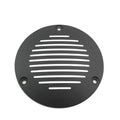 Black Grooved 3-Hole Derby Cover for Harley-Davidson