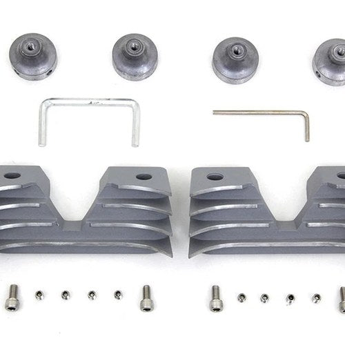 Head Bolt and Spark Plug Cover Kit Silver for Harley-Davidson