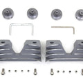 Head Bolt and Spark Plug Cover Kit Silver for Harley-Davidson