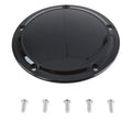 Gloss Black 5 Hole Smooth Derby Cover for Harley-Davidson