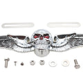 Skull Wing License Plate Ornament for Harley-Davidson
