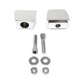 Chrome Rear Axle Adjuster Block Set for Harley-Davidson