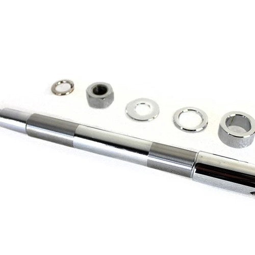 Chrome Rear Axle adjuster and Nut Kit for Harley-Davidson