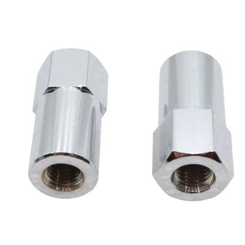 Chrome Billet Nut Set Fine Thread for Harley-Davidson