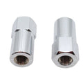 Chrome Billet Nut Set Fine Thread for Harley-Davidson