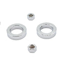 Chrome Rear Axle Adjuster Kit for Harley-Davidson