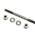 3/8 inch-20 Zinc Front Axle for Harley-Davidson
