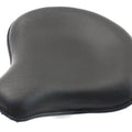 Black Leather Solo Seat for Harley-Davidson