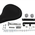 Black Leather Solo Seat Kit for Harley-Davidson