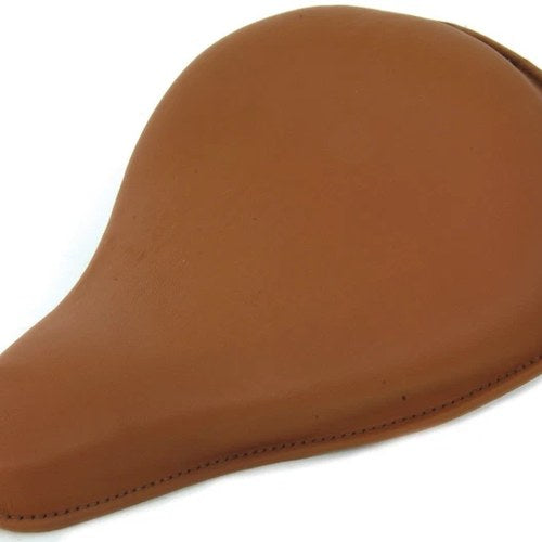 Brown Leather Replica Solo Seat for Harley-Davidson