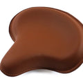 Corbin Gentry Brown Leather Deluxe Solo Seat without Skirt for Harley-Davidson