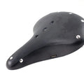 Double Steel Saddle Solo Seat Black for Harley-Davidson