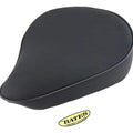 Black Suede Solo Seat Large Pan for Harley-Davidson