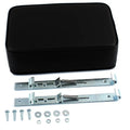 Corbin Black Luggage Rack Pad Kit for Harley-Davidson