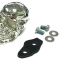 Chrome Skull Fender Ornament for Harley-Davidson