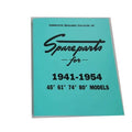 UL-SV-Knucklehead Spare Parts Book for Harley-Davidson