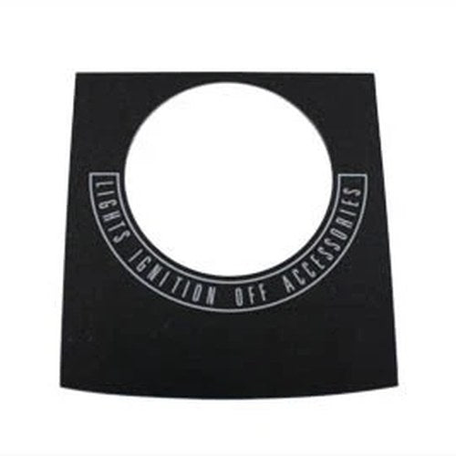 Black Dash Panel Decals for Harley-Davidson