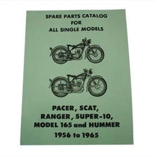 Hummer Spare Parts Catalog for 1956-1965 for Harley-Davidson