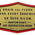 Oil Tank Decal Set for Harley-Davidson