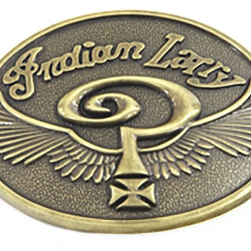 Indian Larry Oval Belt Buckle for Harley-Davidson