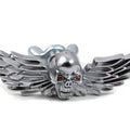 Skull with Wings Medallion Set for Harley-Davidson