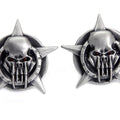 Skull on Star License Plate Topper Set for Harley-Davidson