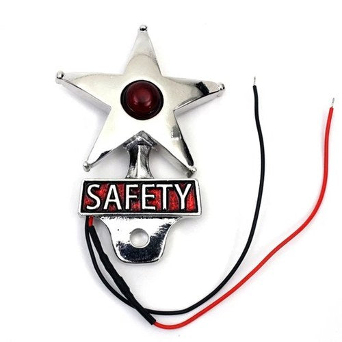 Safety License Plate Topper with LED Lamp for Harley-Davidson